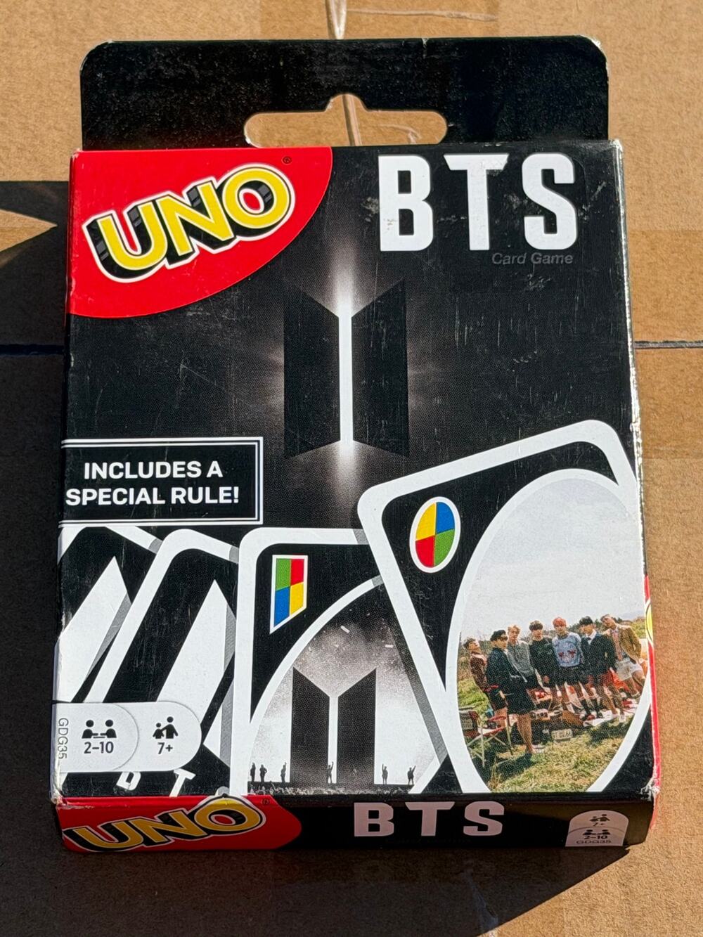 Mattel UNO BTS K pop Music Card Game 2-10 Players